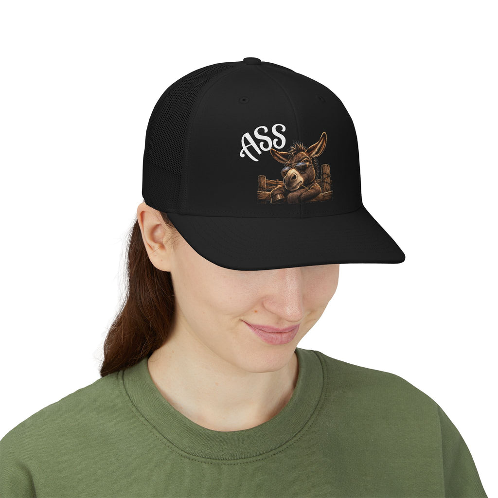 Ass Donkey Trucker Cap - Funny Rustic Farm Hat