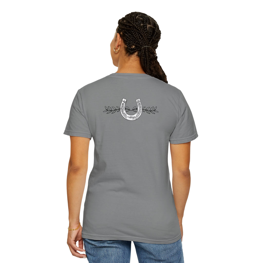 I'm Only a Morning Person at Horse Shows T-shirt | Equestrian Humor
