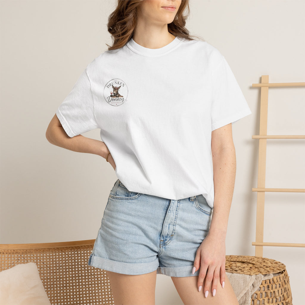 Kiss My Donkey T-shirt | Cute Cartoon Donkey Graphic